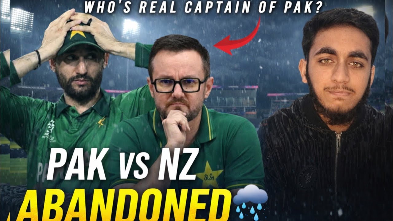 MATCH ABANDONED! Rain, Toss & Playing XI Disaster – Agha or Mike? 🌧️ | Pakistan vs New Zealand 