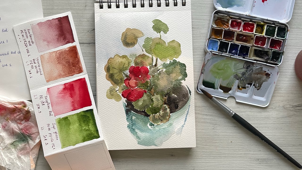 Testing New Daniel Smith Colors & Fabriano 1264 Sketchbook | Swatches & First Impressions