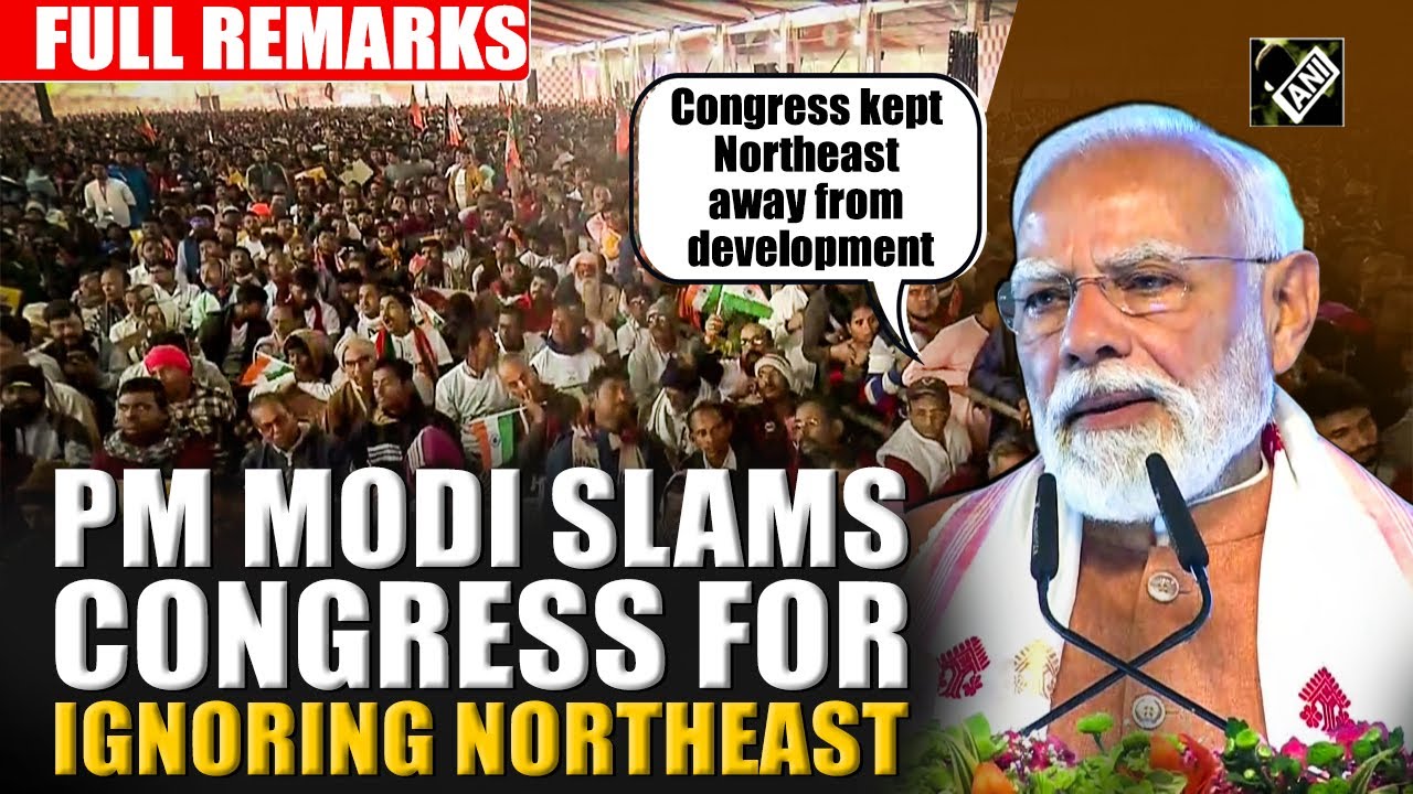 &ldquo;Congress kept Assam away&hellip;&rdquo; PM Modi mounts attack on Congress for sidelining Northeast&rsquo;s development