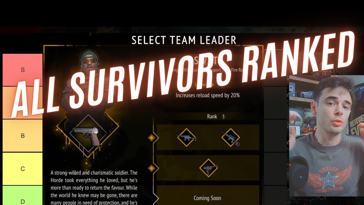 Yet Another Zombie Survivors Ranking the Survivors