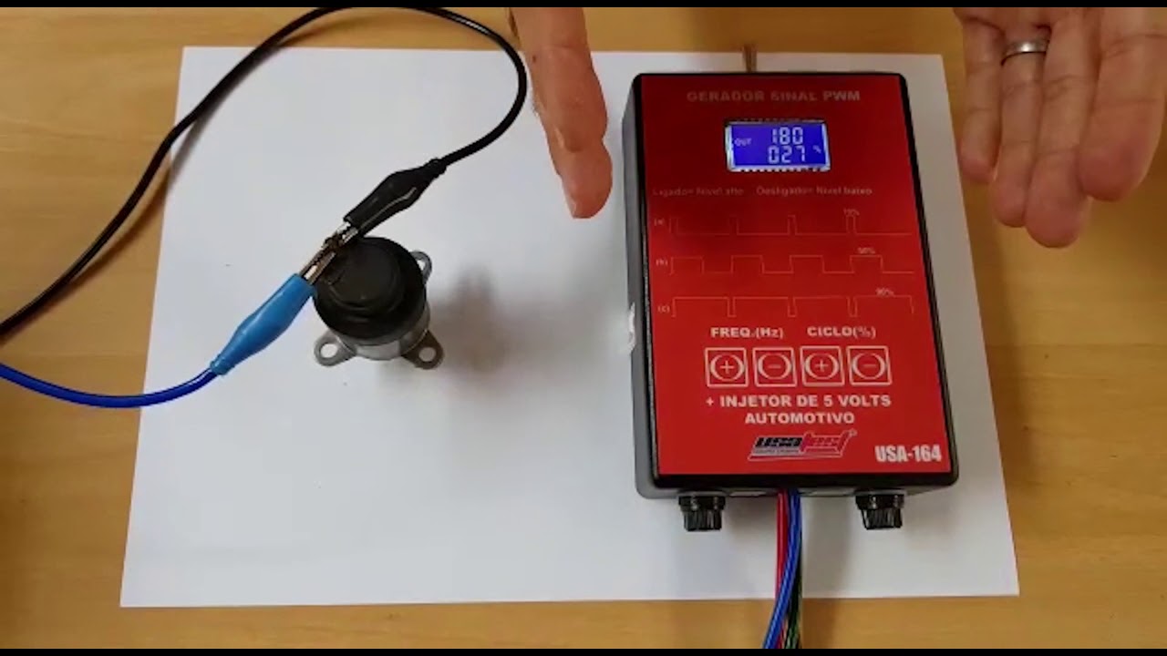 GERADOR DE SINAL PWM E INJETOR DE 5 VOLTS USA 164! USATEST DIAGNÓSTICO AUTOMOTIVO