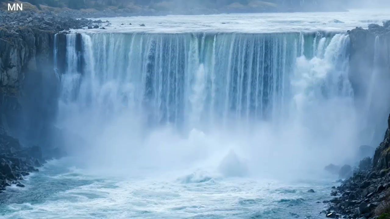 Relaxing,/sleeping peaceful  music with Flute & Piano Pure natural water healing sound 🎶🎹💤