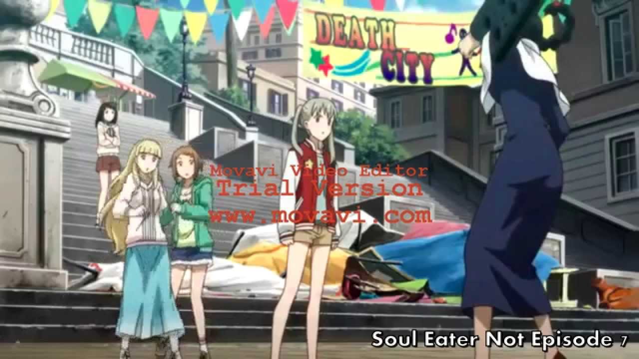 Soul and Maka in Soul Eater Not