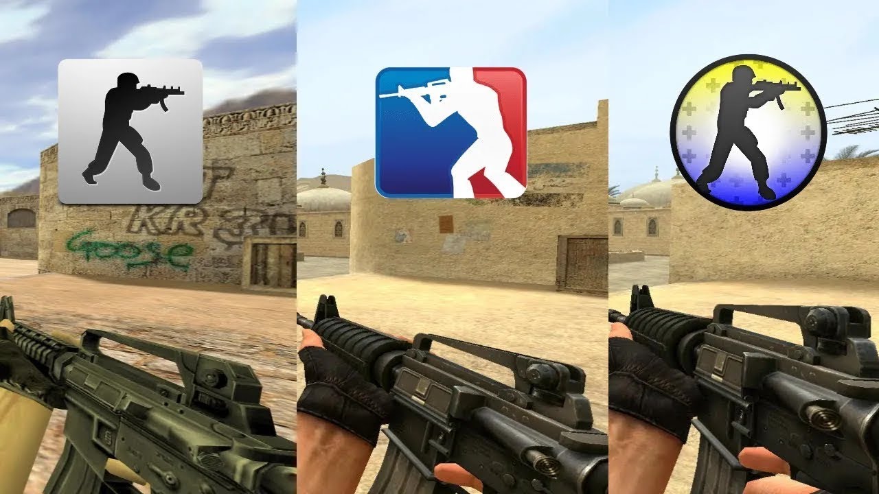 CS 1.6 vs CS Promod vs CS Source