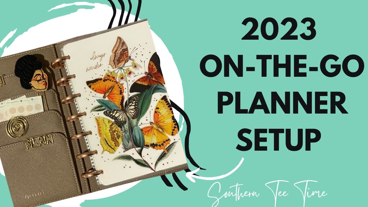 2023 Mini Happy Planner setup | On-The-Go Planner | Mini Dashboard Layout | Notiq Ringless Cover