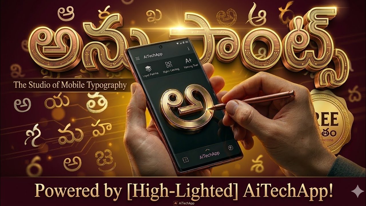 Anu fonts telugu | make custom fonts without paying