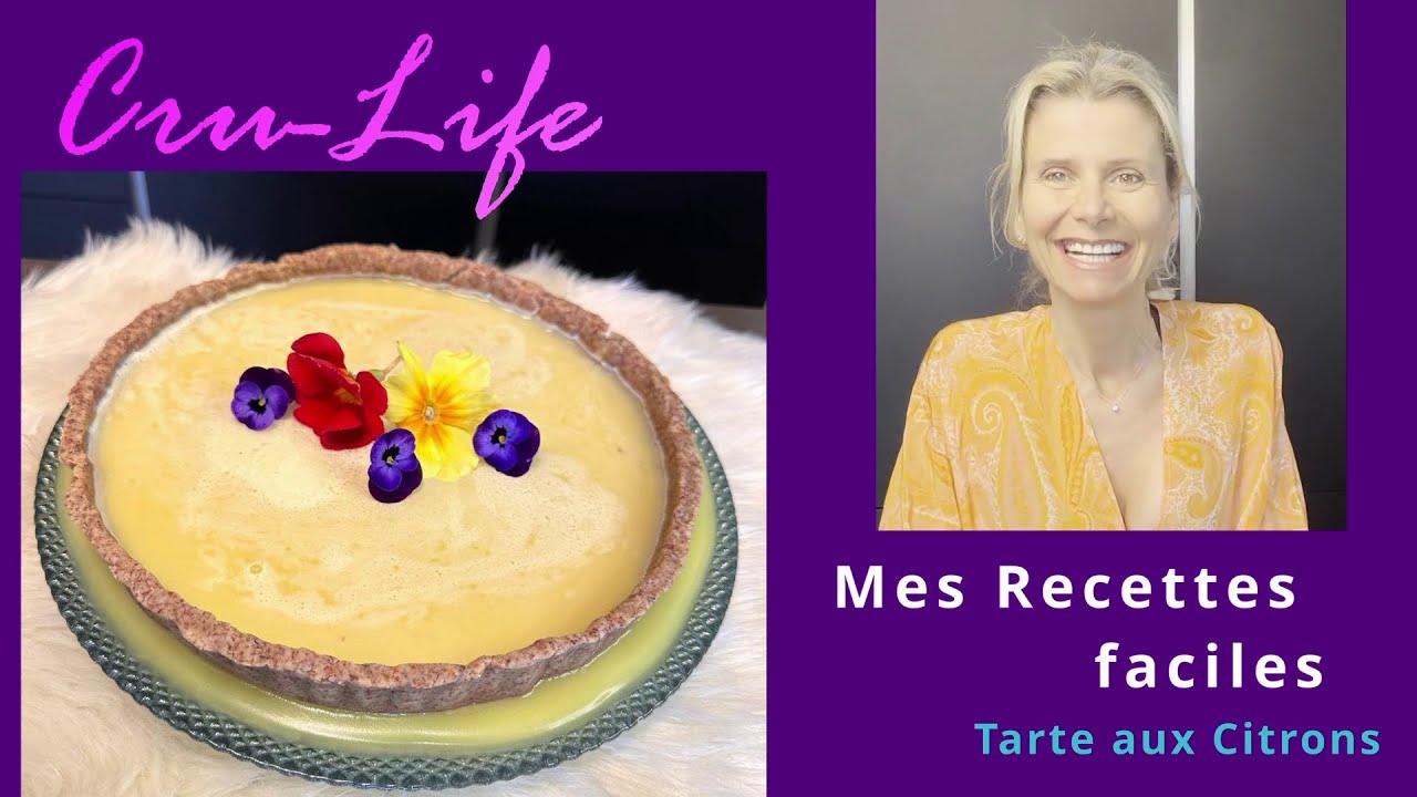Tarte au citron végane sans cuisson : une recette facile et saine