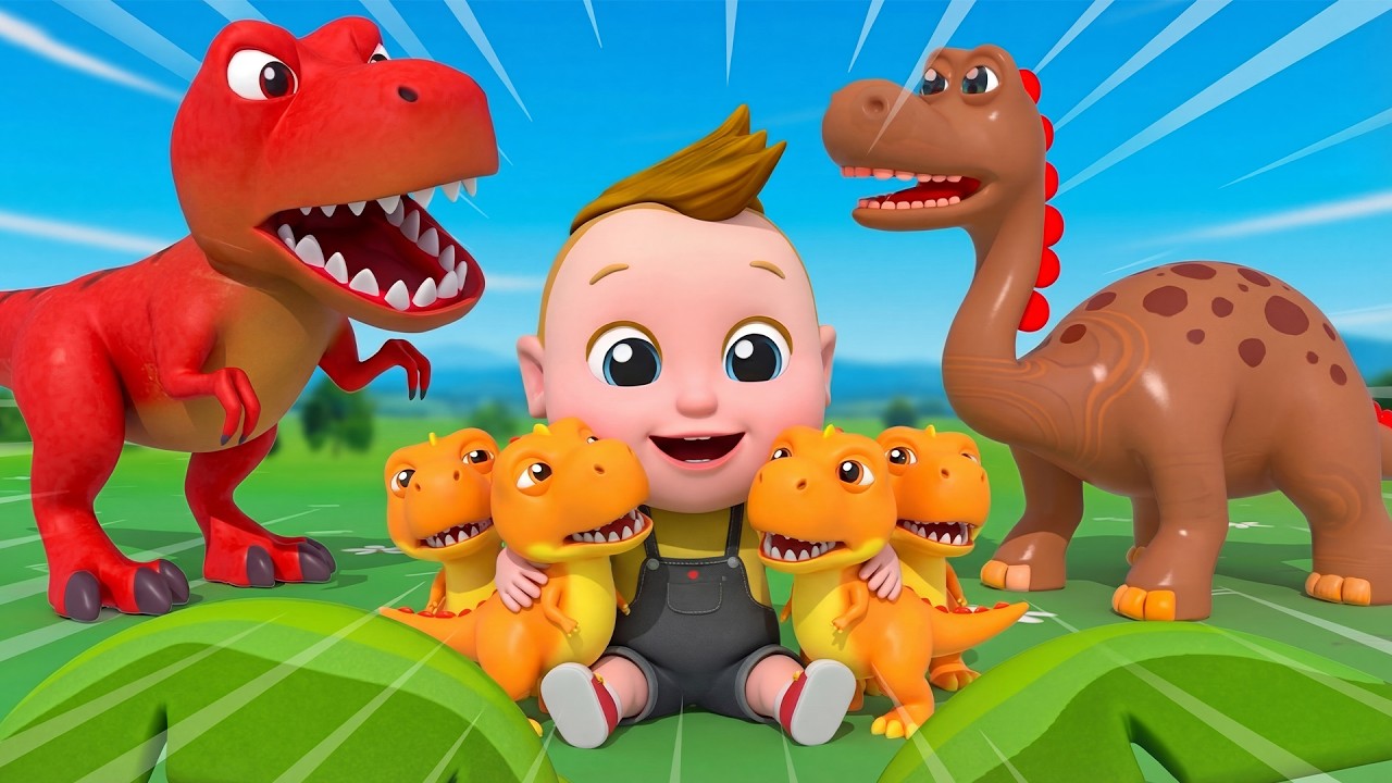 Meet T-Rex and Other Dinosaur Friends | Dinosaur Songs | Super Sumo Nursery Rhymes & Kids Songs