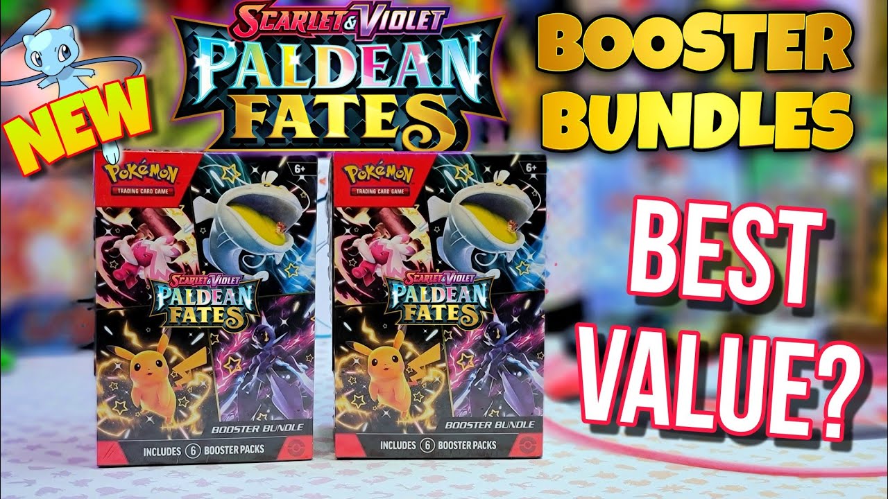 Opening Paldean Fates Booster Bundles! Best Product To Open?