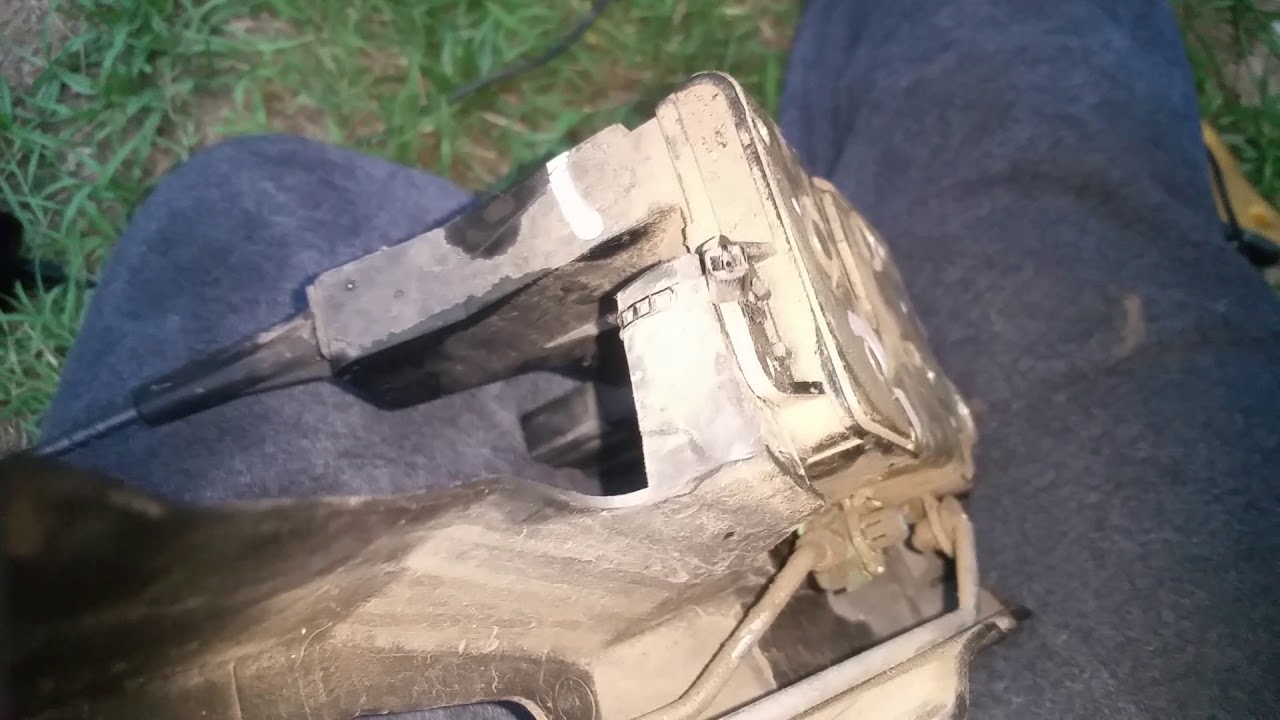 Replacing door panel removing door lock actuator 2001-2004 Mazda tribute
