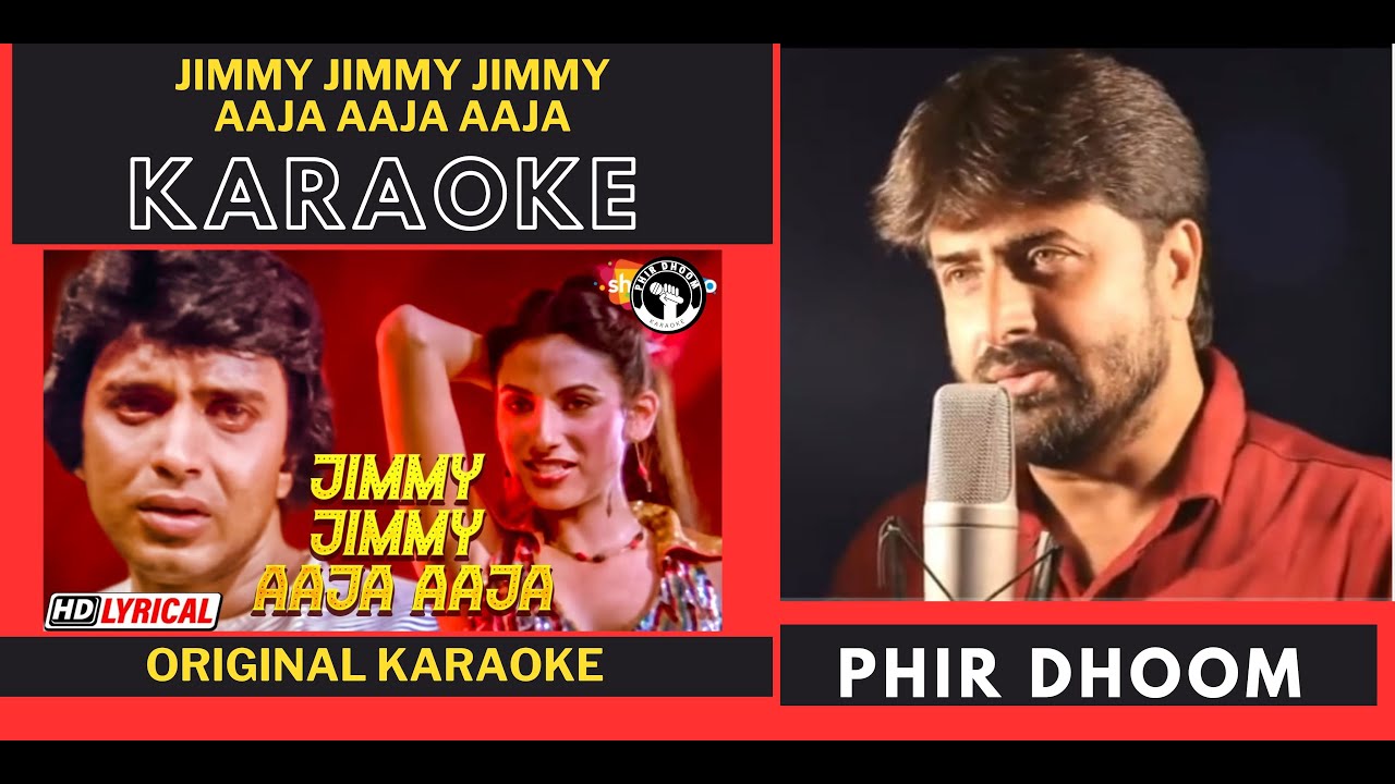 🎤 Jimmy Jimmy Aaja Aaja - Karaoke With Lyrics | Disco Dancer (1982)
