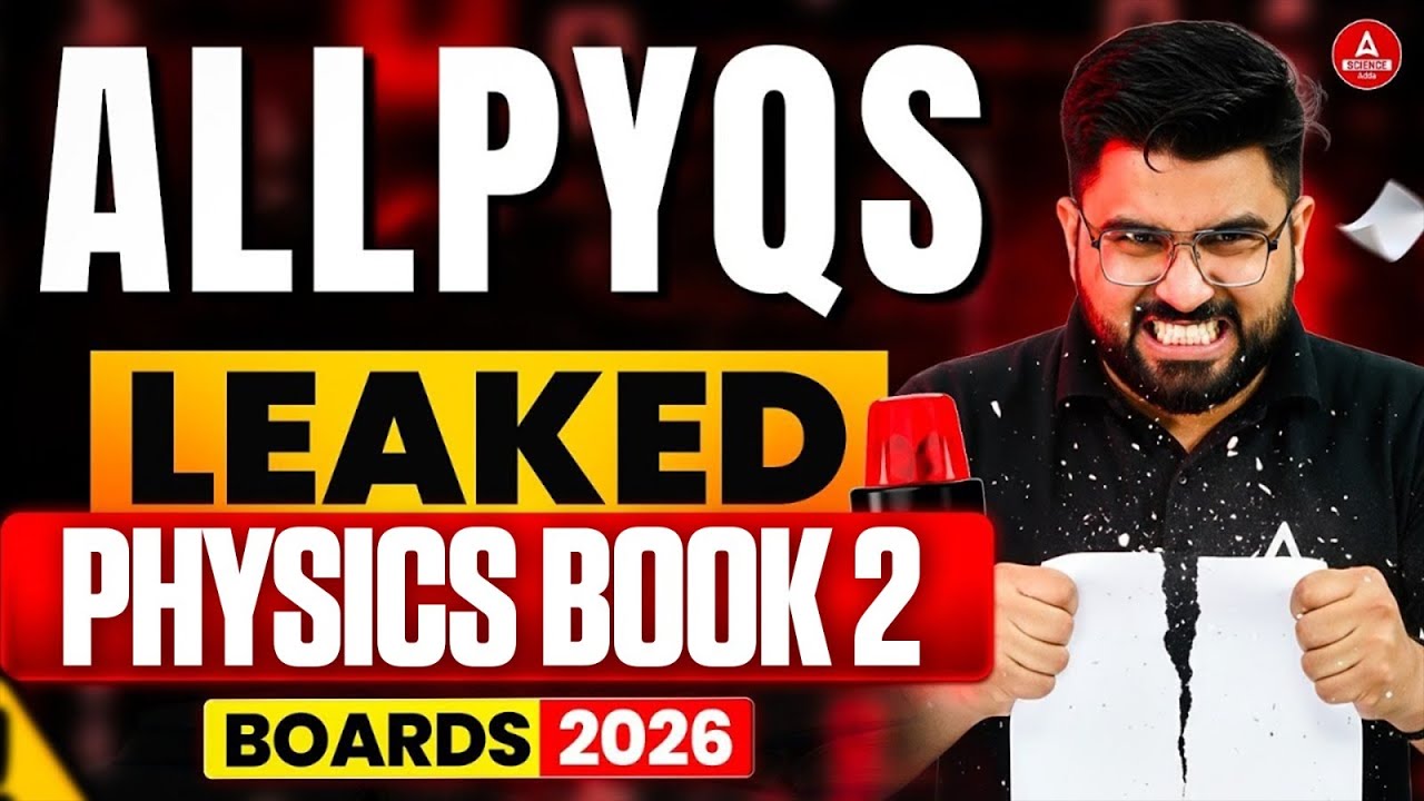 Class 12 Physics Book 2 All Important PYQ 2026 Leaked 🚨 | CBSE Board 2026 | Paper यही से आएगा !! 🔥