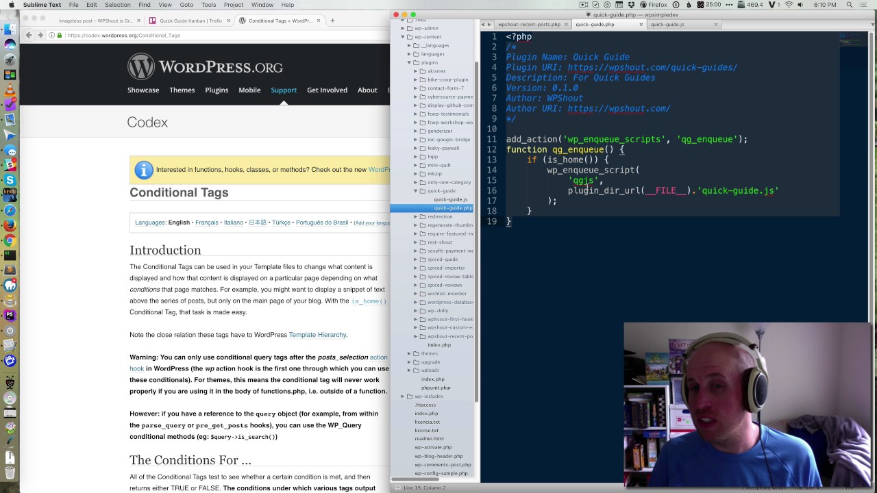 How to enqueue JavaScipt files conditionally in WordPress