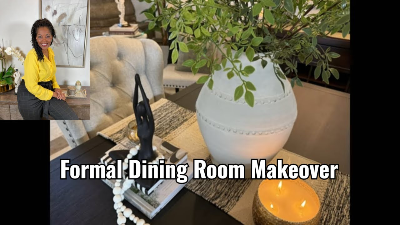 RUSTIC Decor Makeover Ideas For Your Formal Dining Room #diningroomdecor #rustic #rusticdecor