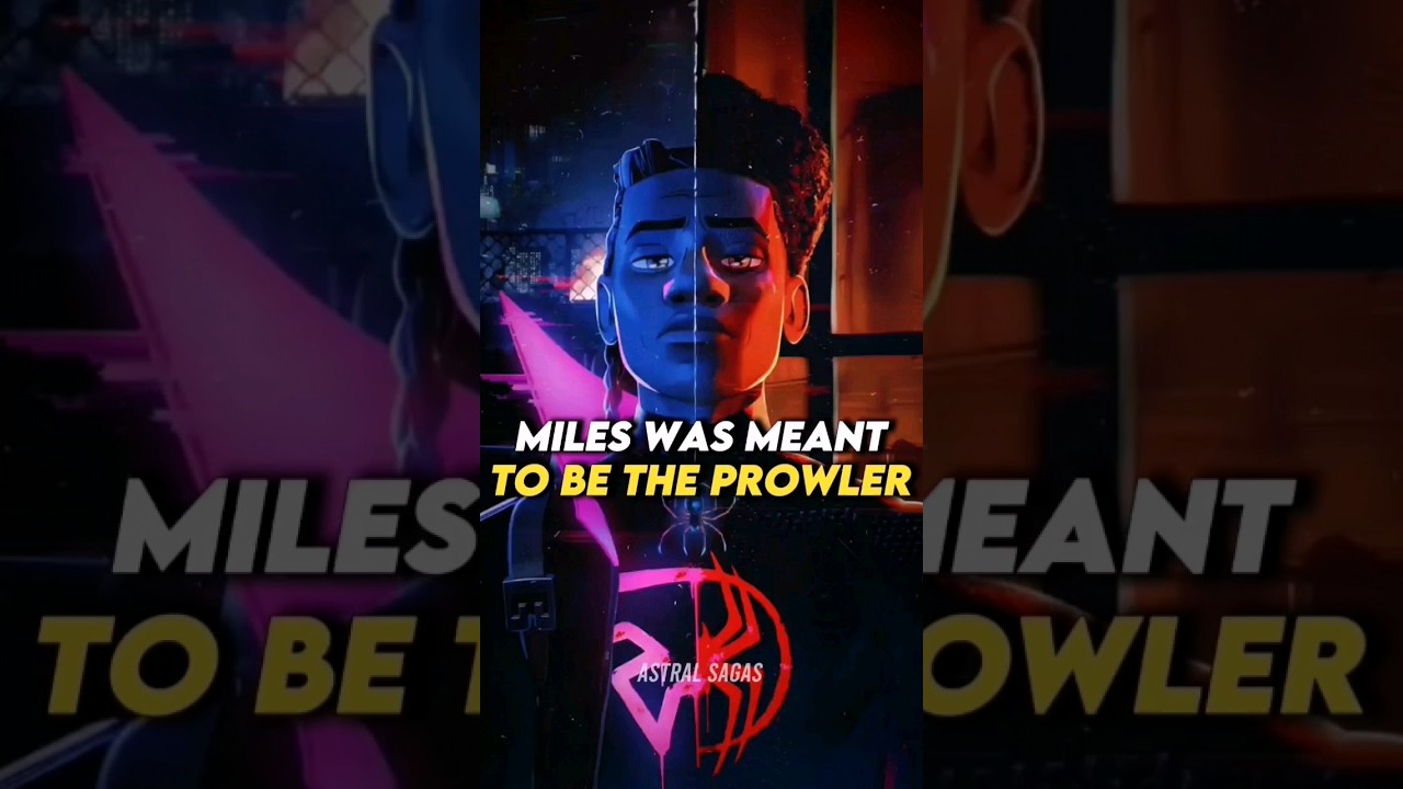 Miles Was Meant To Be The Prowler