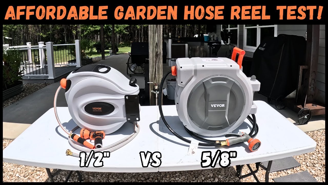 Affordable Garden Hose Reel Test! Vevor