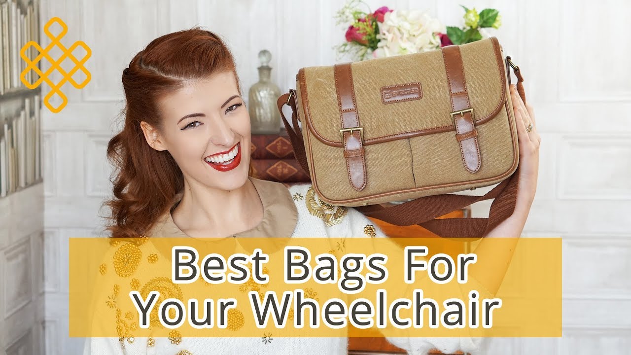 Best Bags For The Back Of Your Wheelchair / Disability Fashion Tips with Jessica Kellgren-Fozard