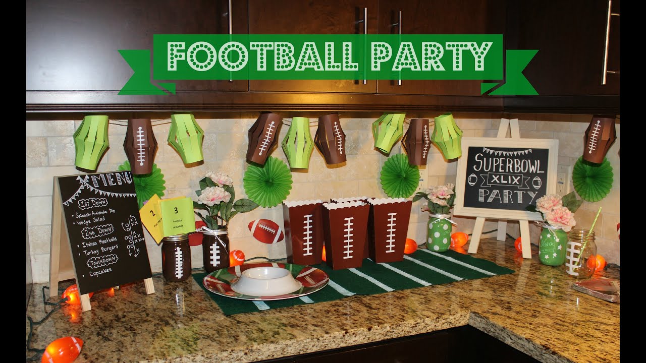 Superbowl Party Decor