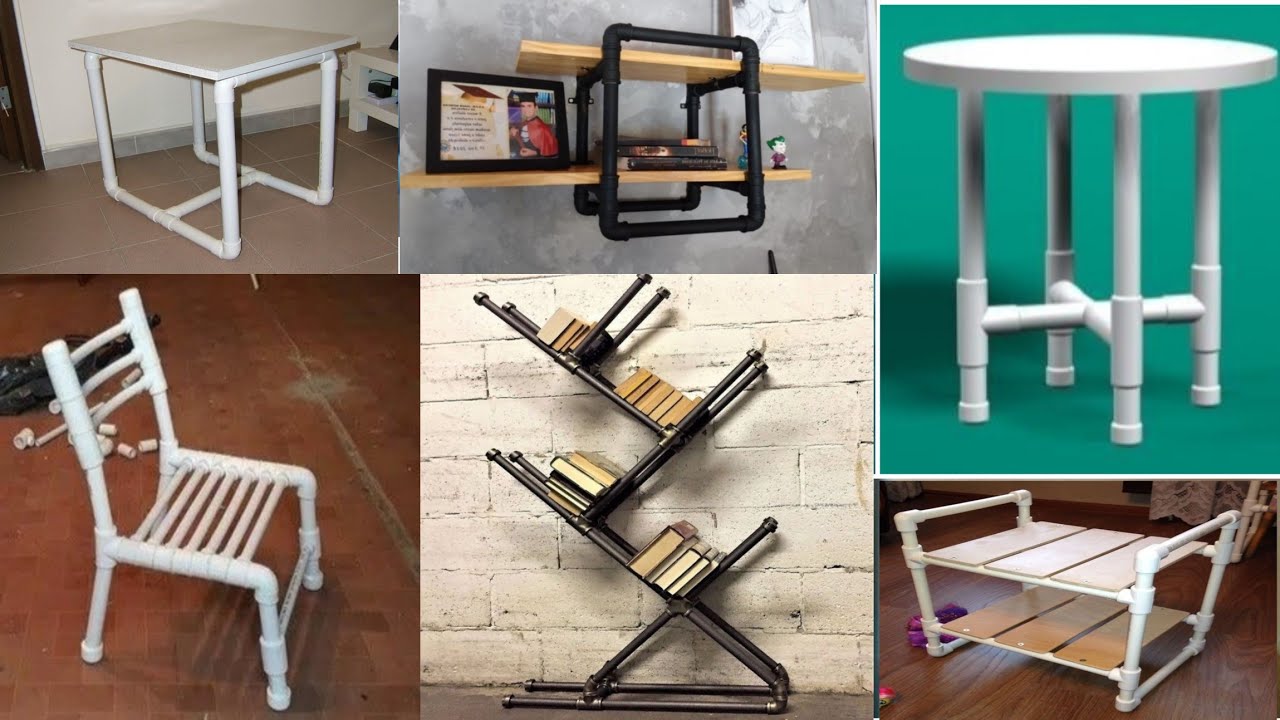 pvc pipe furniture design ideas | Recycling plastic pipes table and chairs | part 2