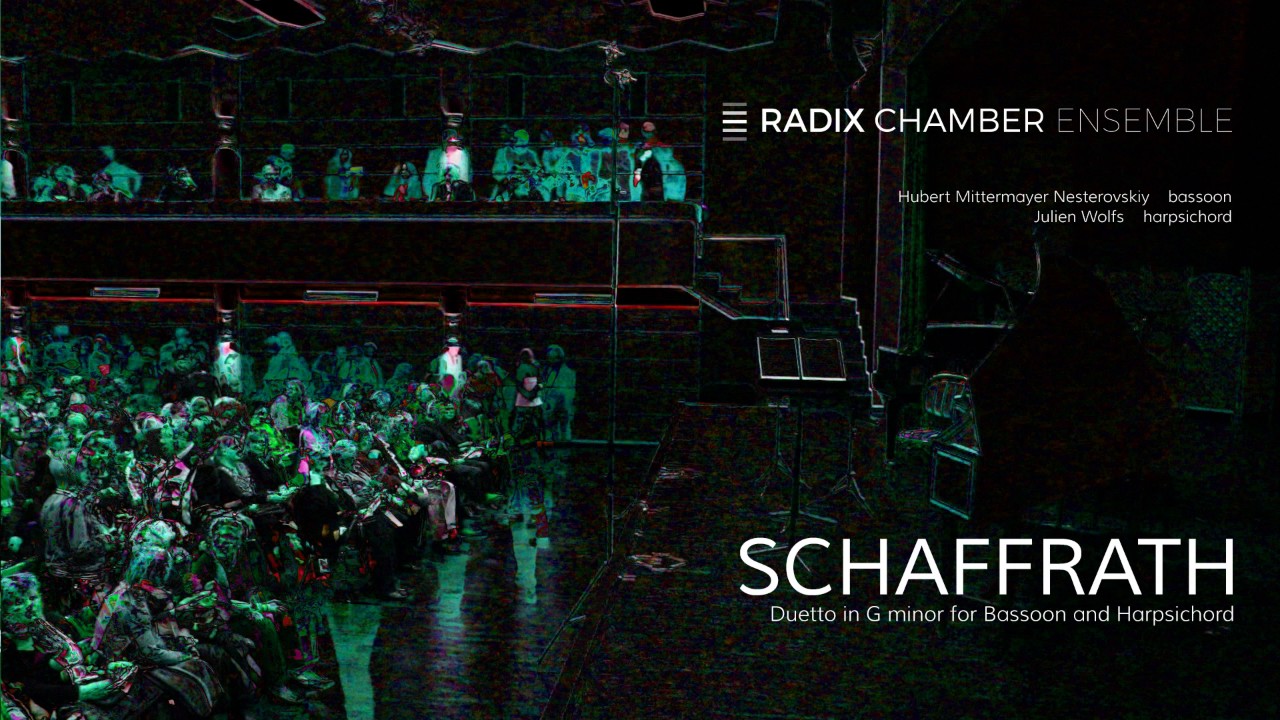 Schaffrath - Duetto in G minor for Bassoon and Harpsichord ≣ Radix chamber ensemble ·  LIVE