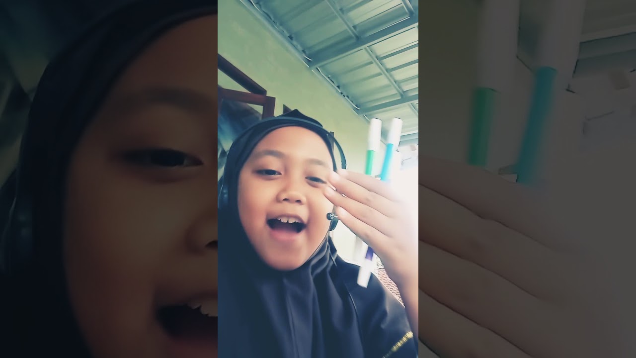 i challenge myself to pick a color/aku challenge sendiri pilih warna spidol