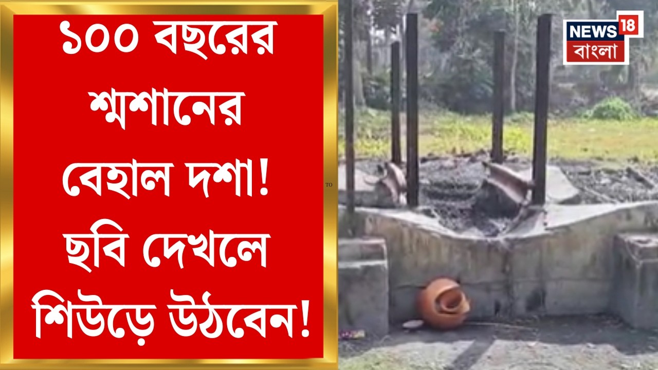 Gaighata News| কখনও কুকুরের মুখে আধপোড়া দেহাংশ! পাঁচিল না থাকায় দূষিত হচ্ছে পাশের খালও!