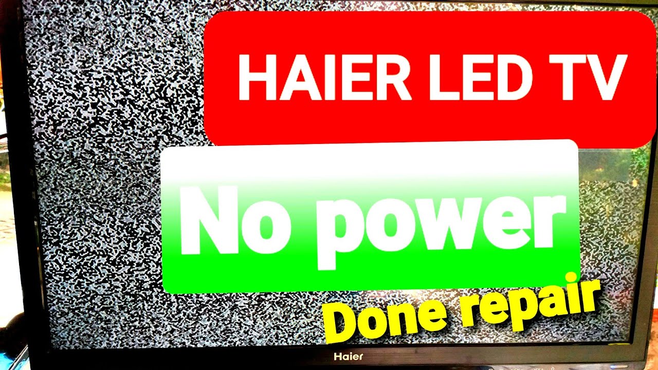 #Haier32ledtvnopower How to repair Haier 32 led tv...no power.(tagalog)