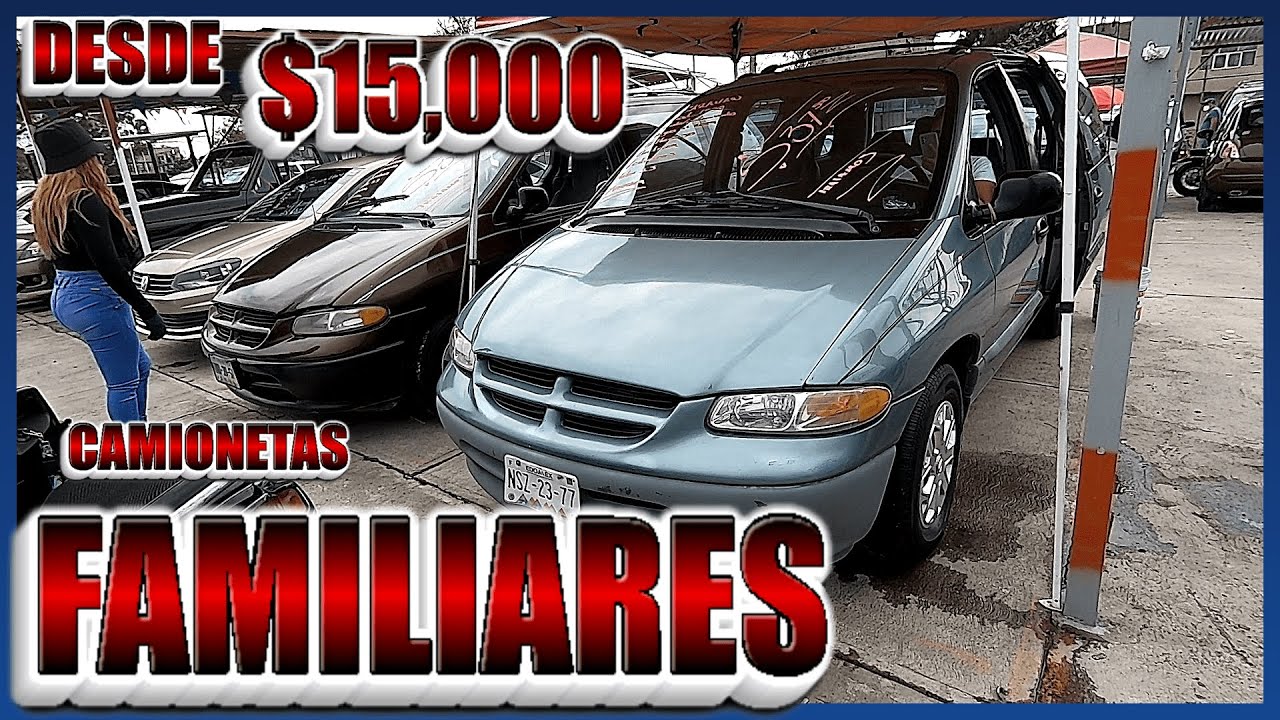 Camionetas Familiares Van Guayin  Baratas hay desde  $15,000 Tianguis de Autos el Bordo Talacha Tv 😱