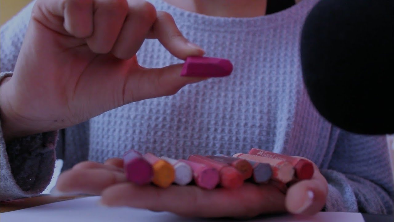 asmr pintando y hablando en voz bajita 💗
