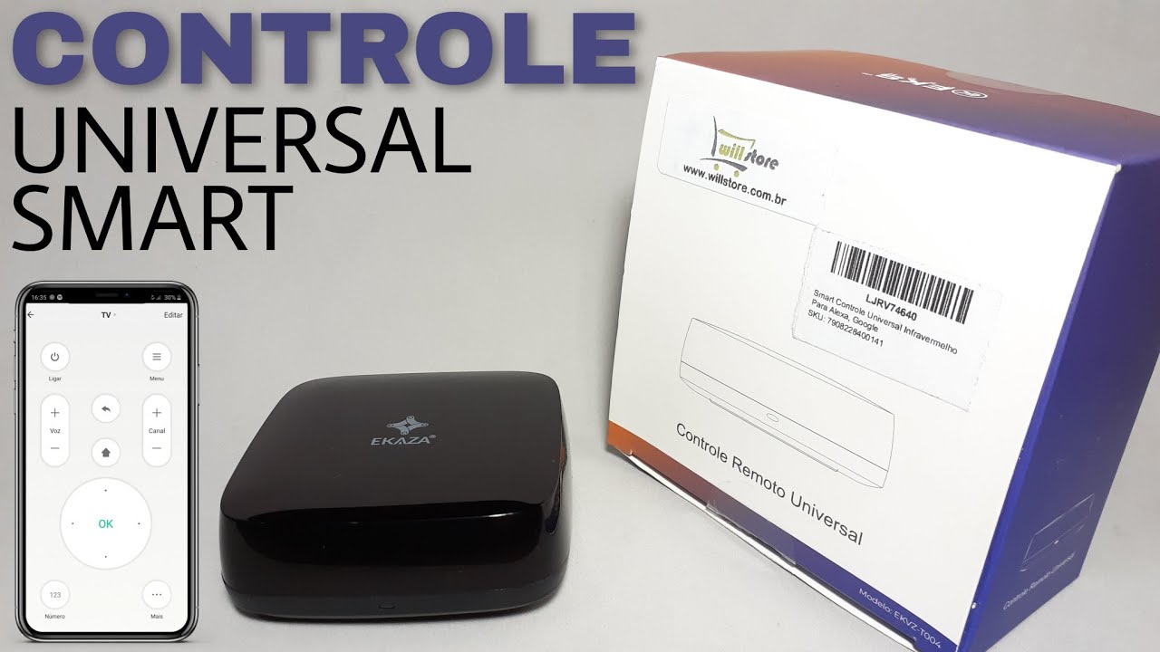 CONTROLE UNIVERSAL #EKAZA  Controlando a TV!  |  SMART TECH  Ep.3