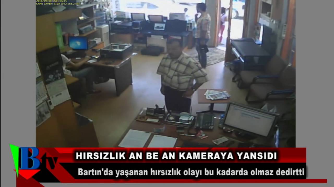 Hırsızlık An Be An Kamerada...