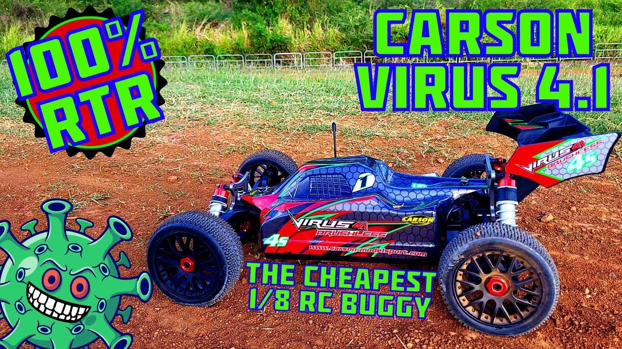 Carson Virus 4.1 Le Buggy RC 100% RTR | 2 Lipo 2s + Chargeur