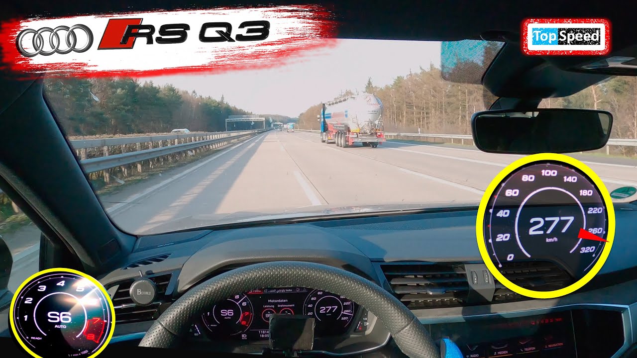 AUDI RSQ3 394HP TOP SPEED ON HIGHWAY