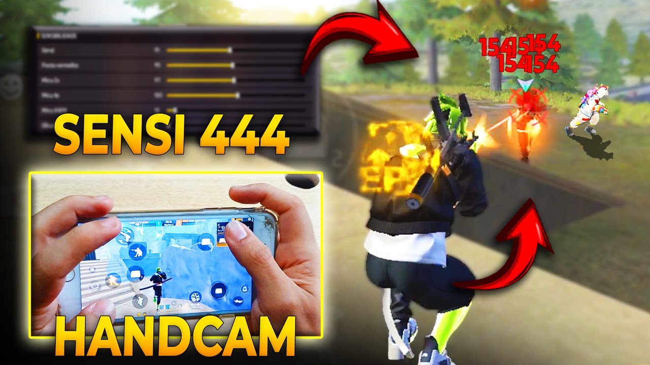 O MELHOR HUD 4 DEDOS E A MELHOR SENSIBILIDADE PARA JOGAR FREE FIRE NO CELULAR!! FREE FIRE DICAS