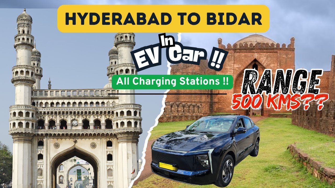 Hyderabad To Bidar Road Trip In EV Car | Mahindra XEV 9E Real Range Test |EV Charging Stations India