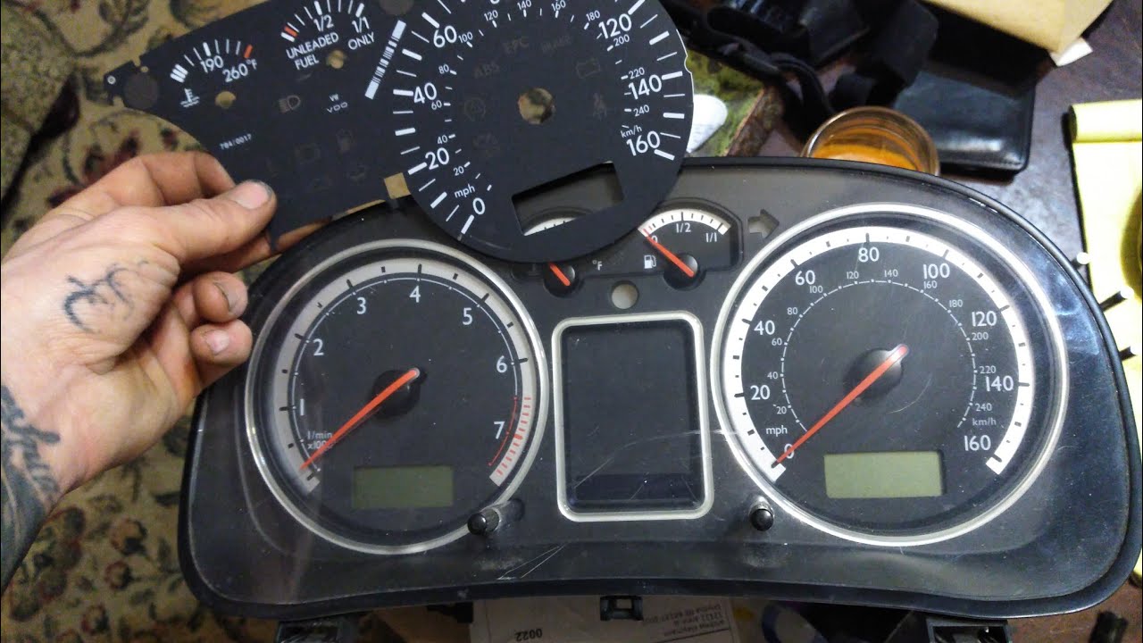 Mk4 VW Cluster Mod // Cheap Mk4 Mods