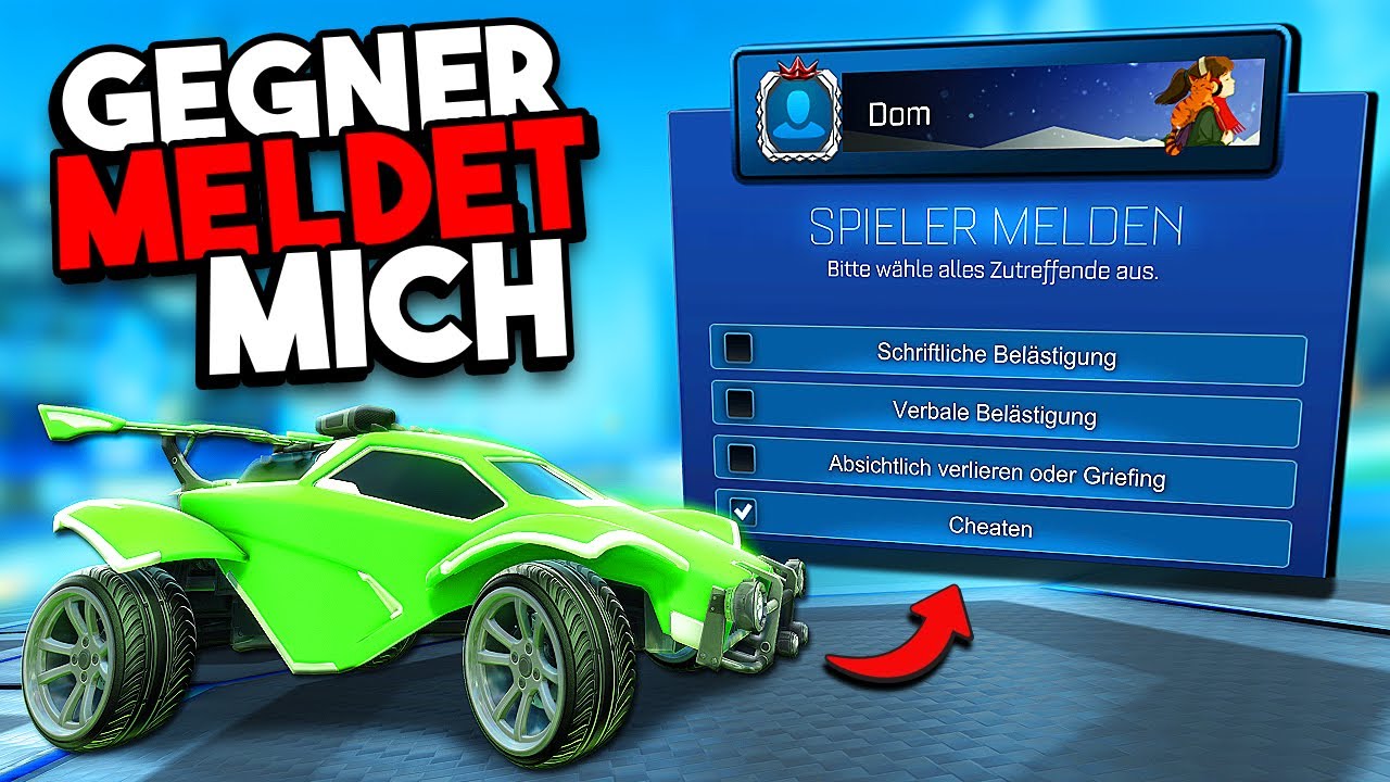 *TOXIC GEGNER* will mich BANNEN LASSEN... 😂 Rocket League