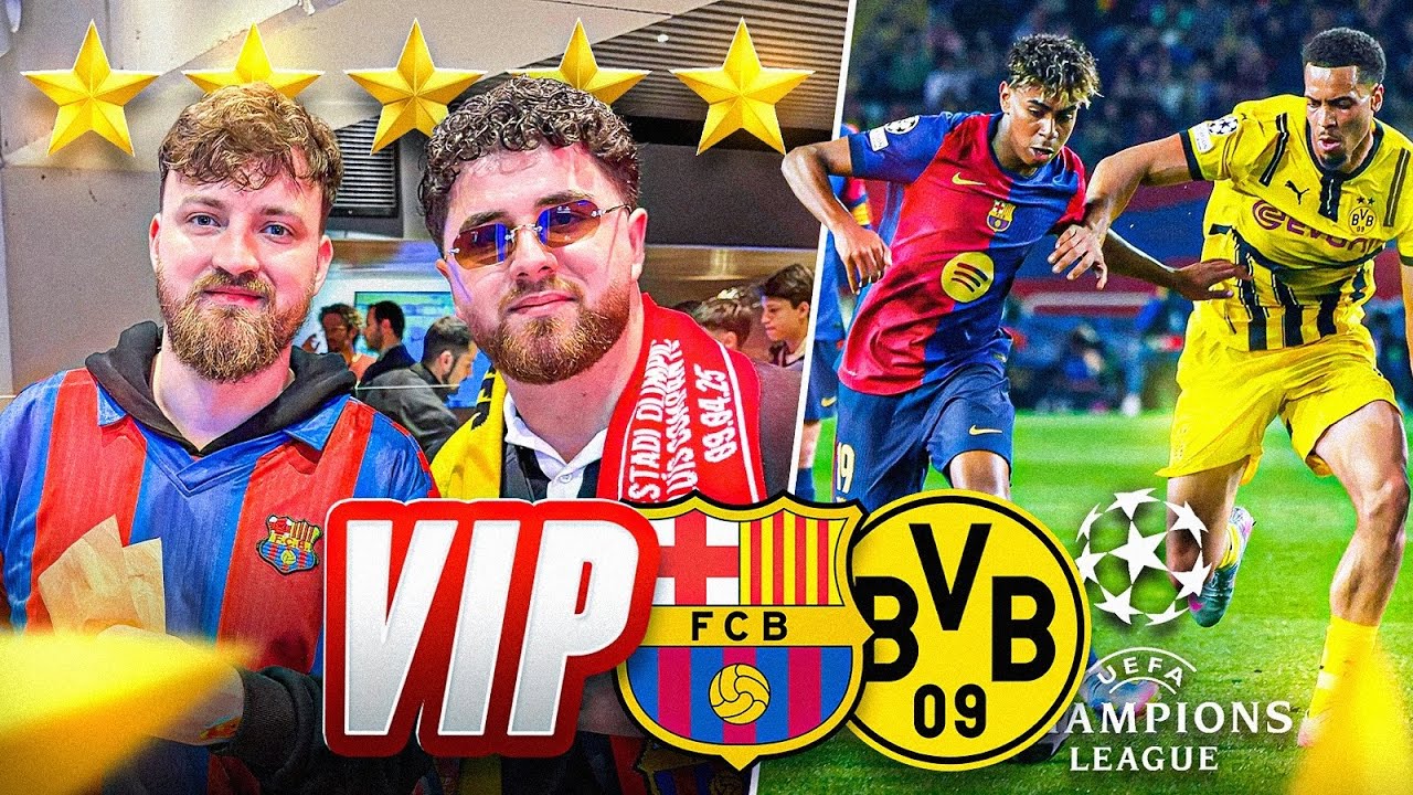 Ich gehe als VIP ins Stadion..😭.. FC Barcelona vs Dortmund – UCL Stadionvlog!❤️💙