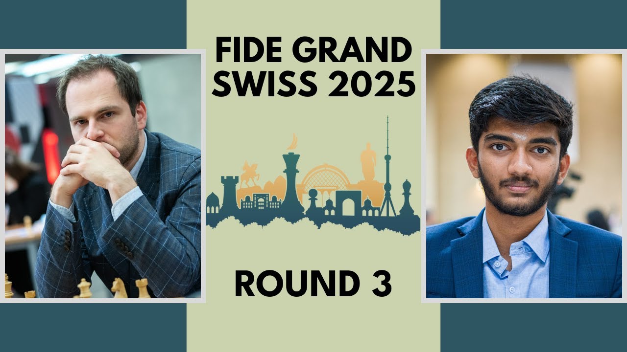 Daniil Yuffa vs D Gukesh | FIDE Grand Swiss 2025 | Round 3