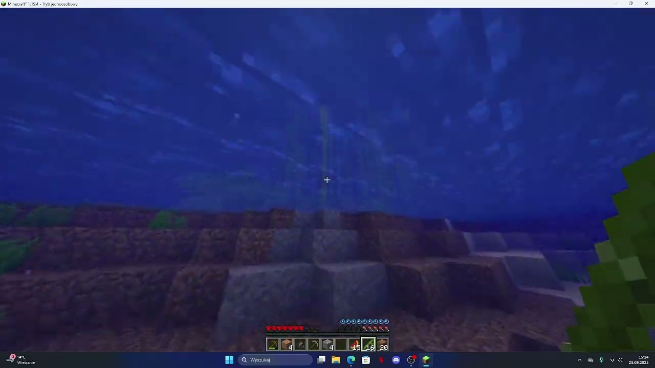 mój pierwszy raz w minecraft hardcore