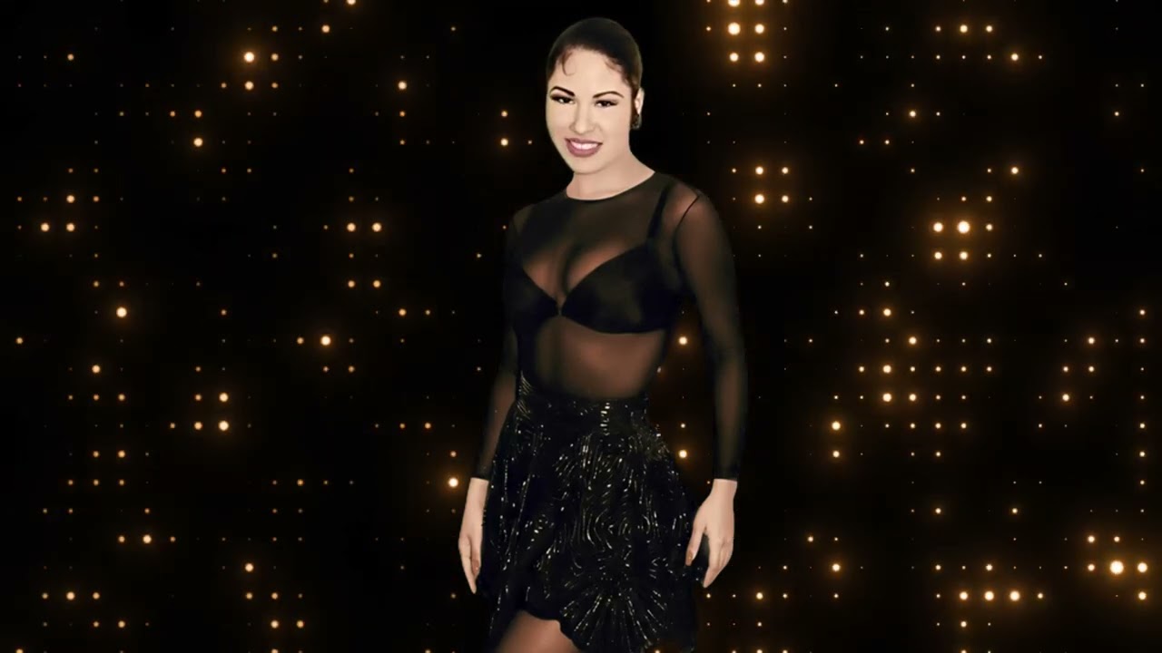Selena Quintanilla interpretando la canción 