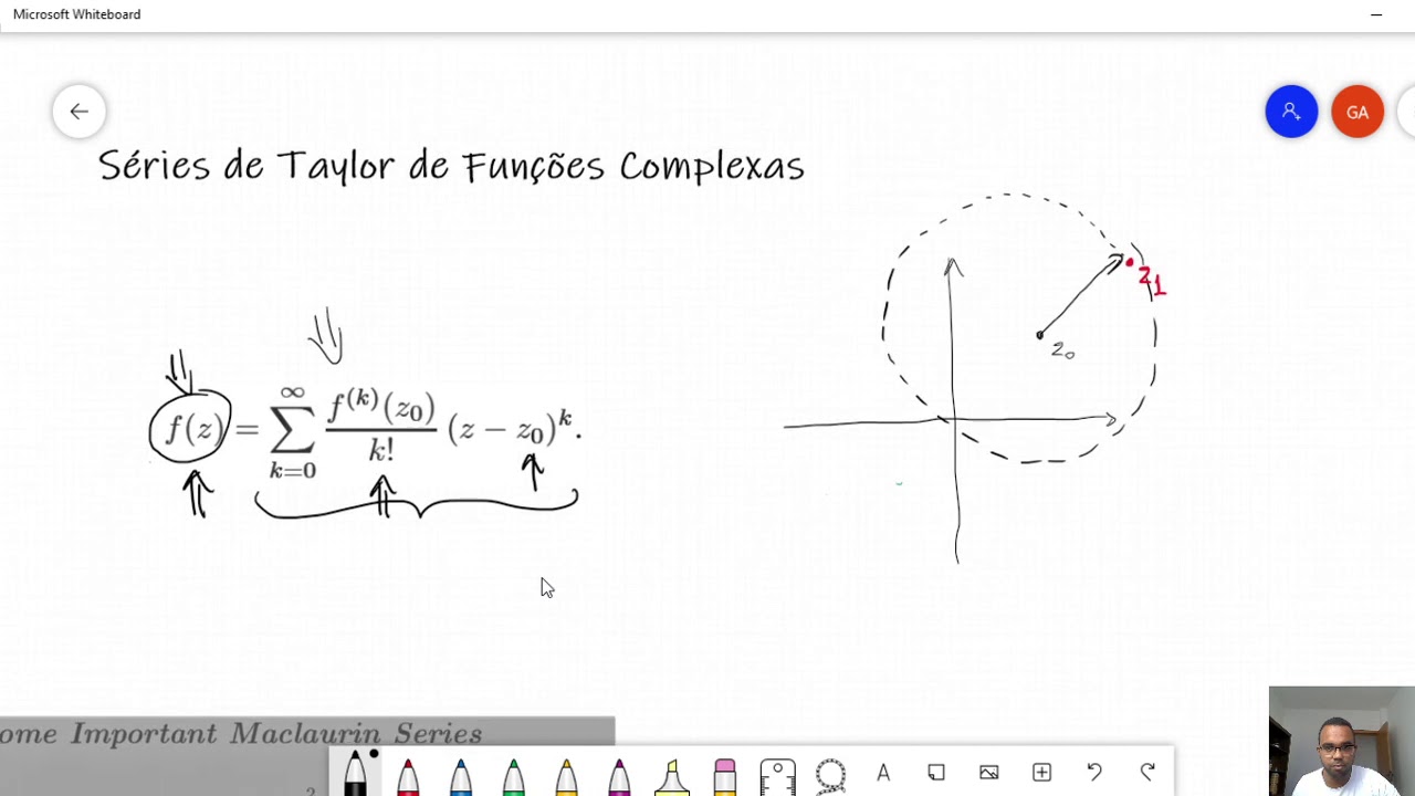 Série de Taylor na teoria de funções complexas