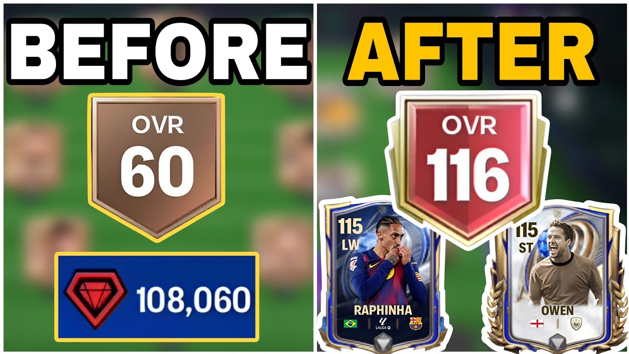 ผมใช้ 1 แสนเพชร เพื่ออัปเกรดบัชญี FC MOBILE 