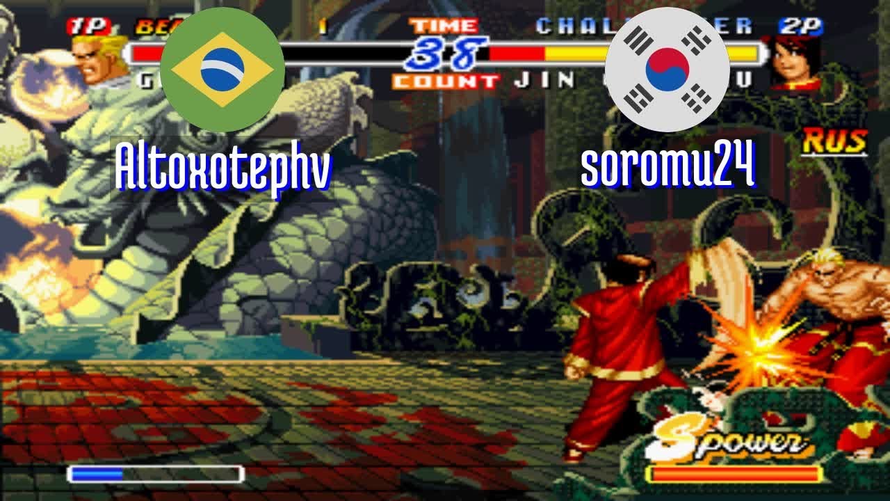 FT5 @rbff2h: Altoxotephv (BR) vs soromu24 (KR) [Real Bout Fatal Fury 2 rbff2 Fightcade] Feb 8