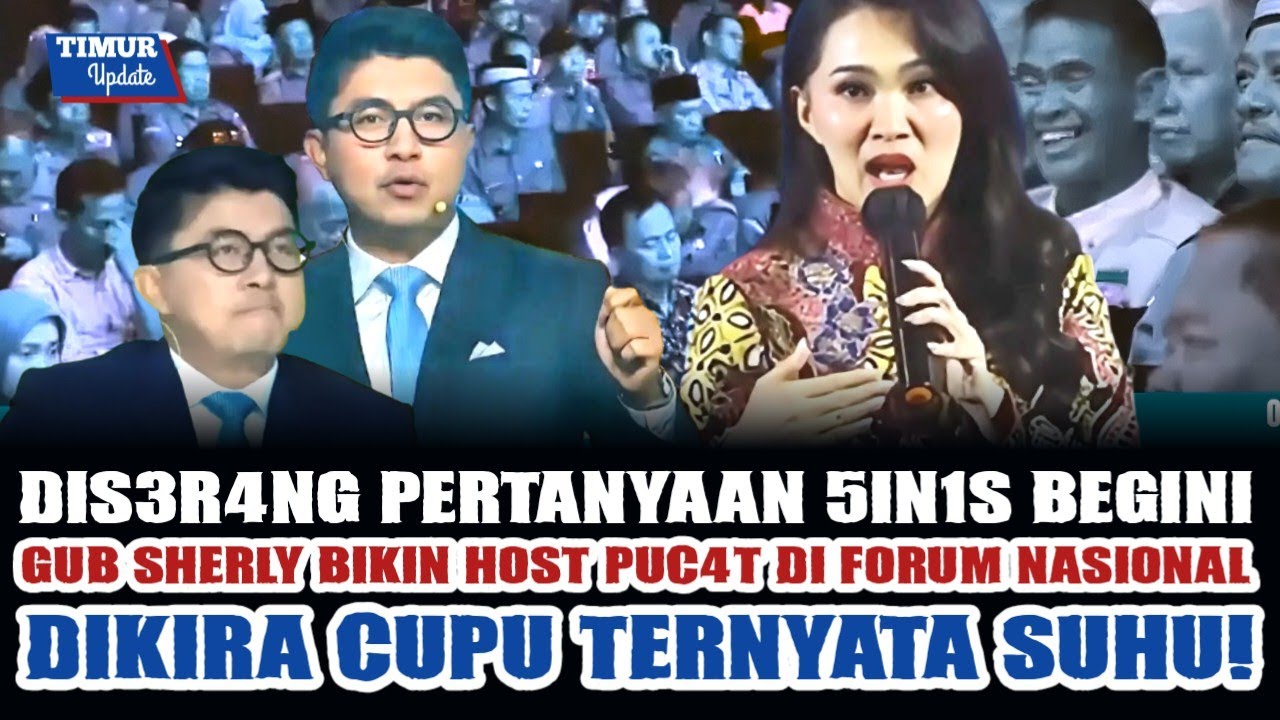 S0K PINTAR SAMPAI MEN3K4N PERTANYAAN BEGINI! GUB SHERLY B4NTA1 HOST INI TANPA 4MPUN!