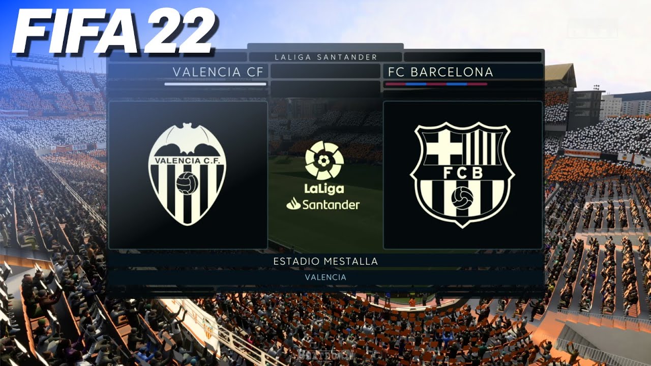 FIFA 22 🇪🇸 Valencia CF vs. FC Barcelona | PS5