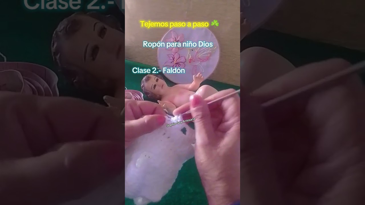 Ropón para niño Dios|Clase 2.- Faldón 
