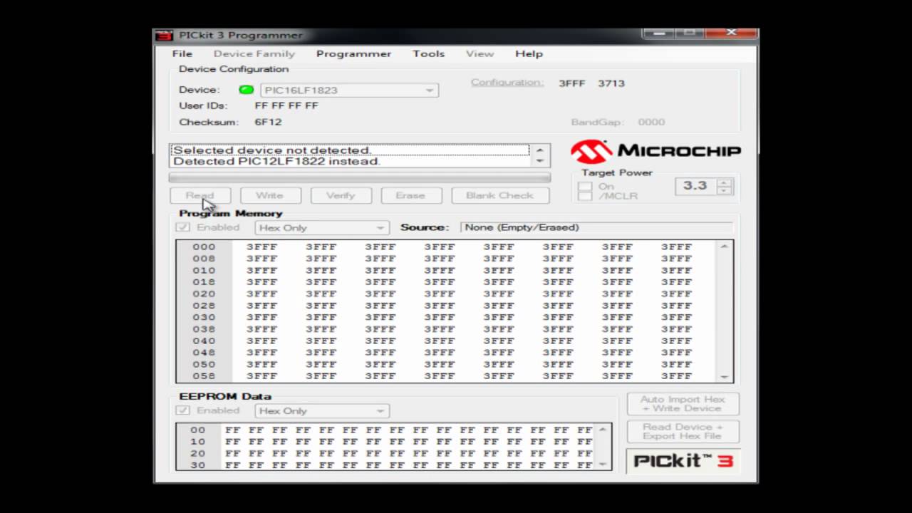 Приложение автономного программиста PICkit™ 3