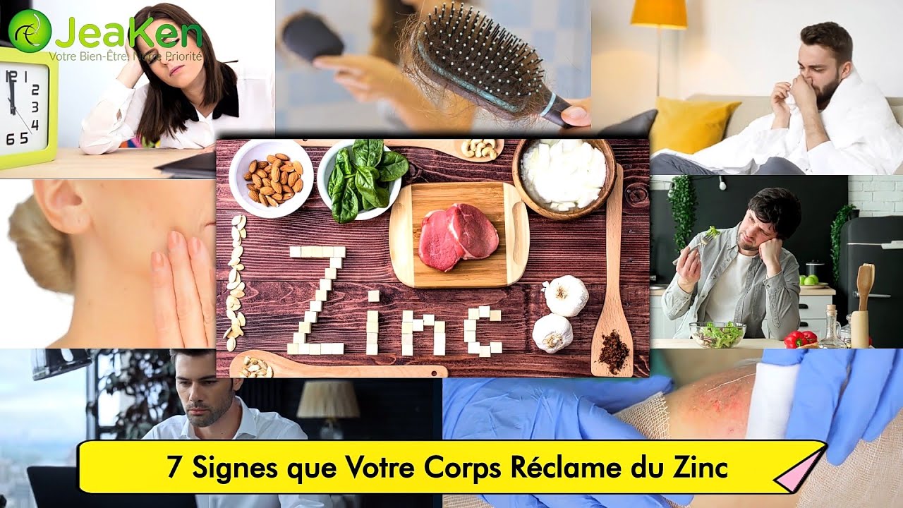 7 Signes que Votre Corps R&eacute;clame du Zinc