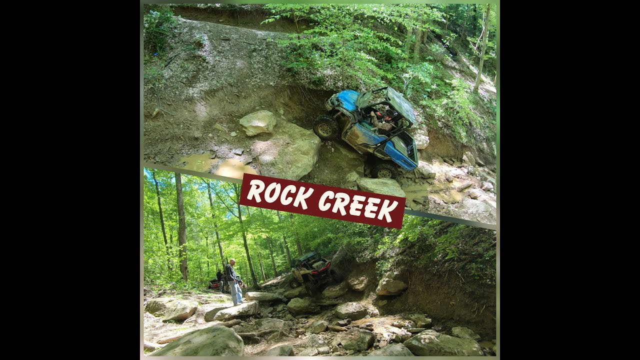 Honda Pioneer destroys driveshaft on Rock Creek at Stony Lonesome. Rzrs, X3 XRC, Talon & Pioneer